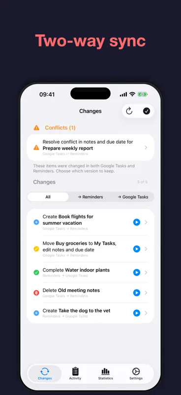 gtsync: Sync Tasks & Reminders screenshot 1 of 7