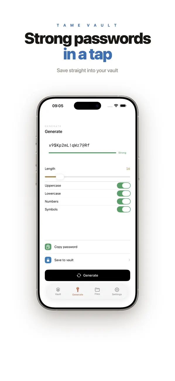 Screenshot #2 pour TAME Secure Hide