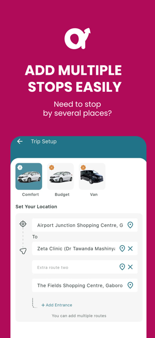 Areye- Request a Ride Screenshot 4 of 7
