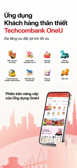 Techcombank OneU iPhone screenshot 1