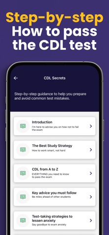 CDL Permit Test Prep 2026 iPhone screenshot