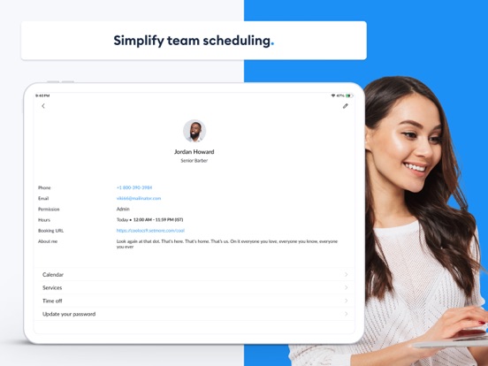 Screenshot #6 pour Setmore Appointment Scheduling