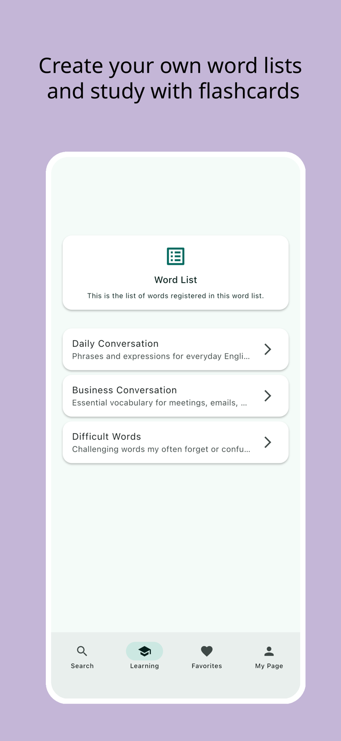 English Word Master Flashcards