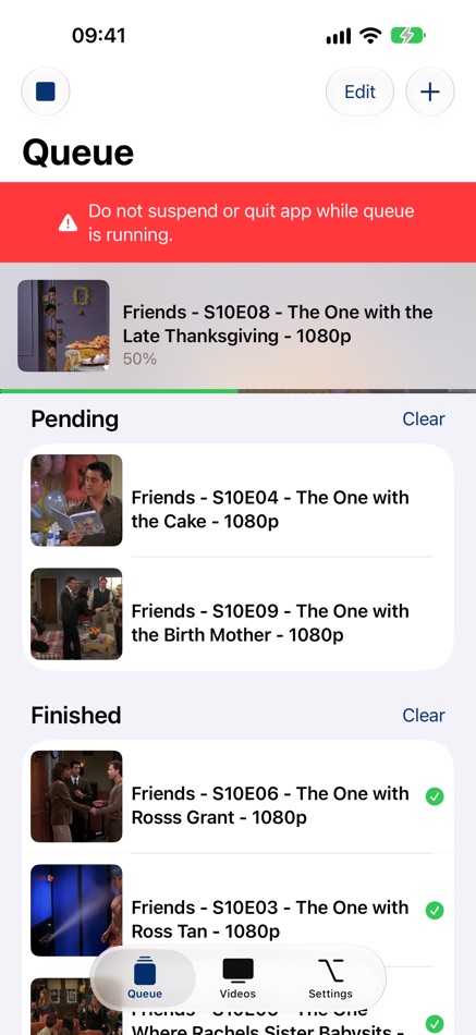 #1. Remuxer (iOS) Fejlesztő: Thomas Bilich