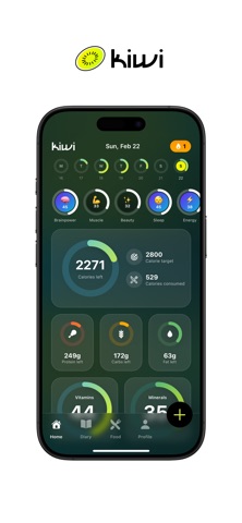Kiwi: Nutrition Tracker Screenshot 1 of 8