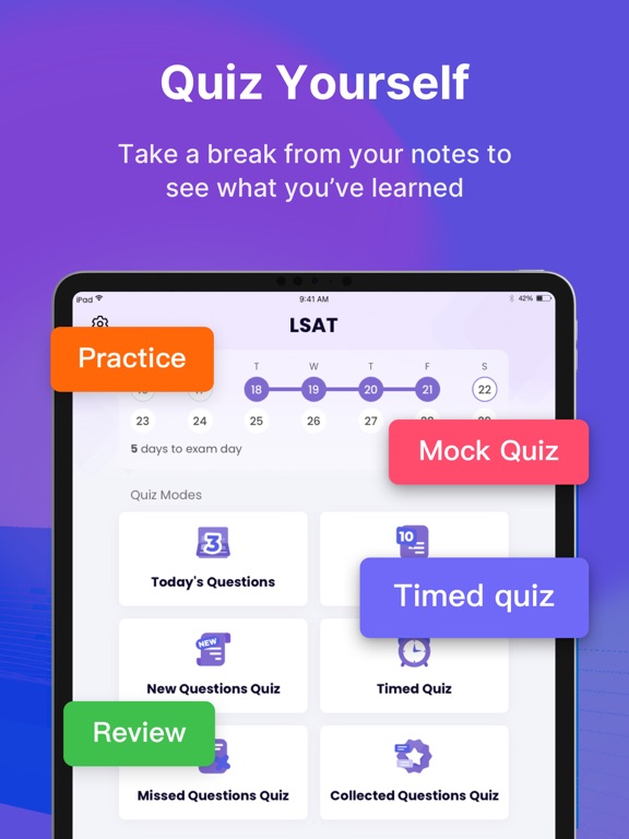 LSAT Practice Test 2026 iPad screenshot 6 - Education app