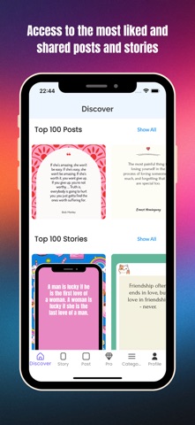 Trend Post Quotes iPhone screenshot