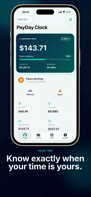PayDay Clock: Salary Tracker screenshot 2