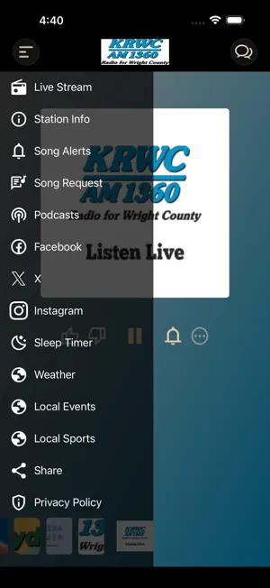 KRWC 1360 screenshot 2