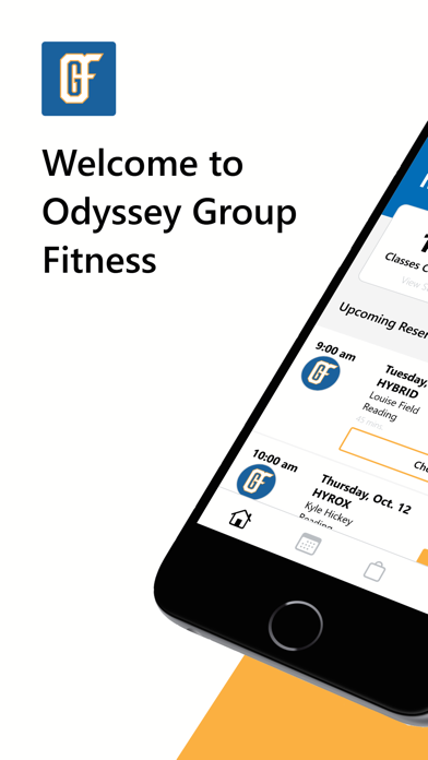 Odyssey Group Fitness New Screenshot