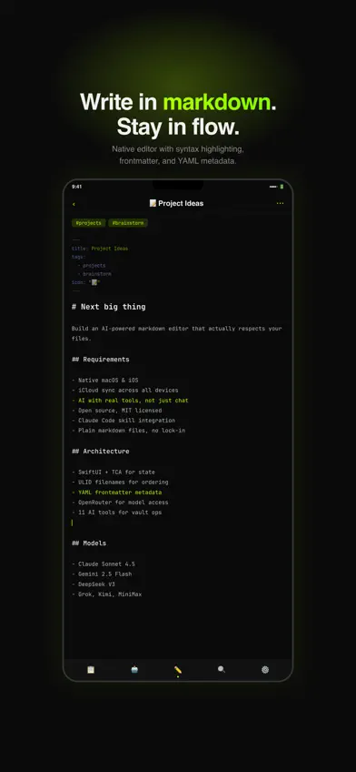Hashy - AI Markdown Editor screenshot 2