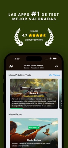 Licencia de Armas E, D y AEM screenshot