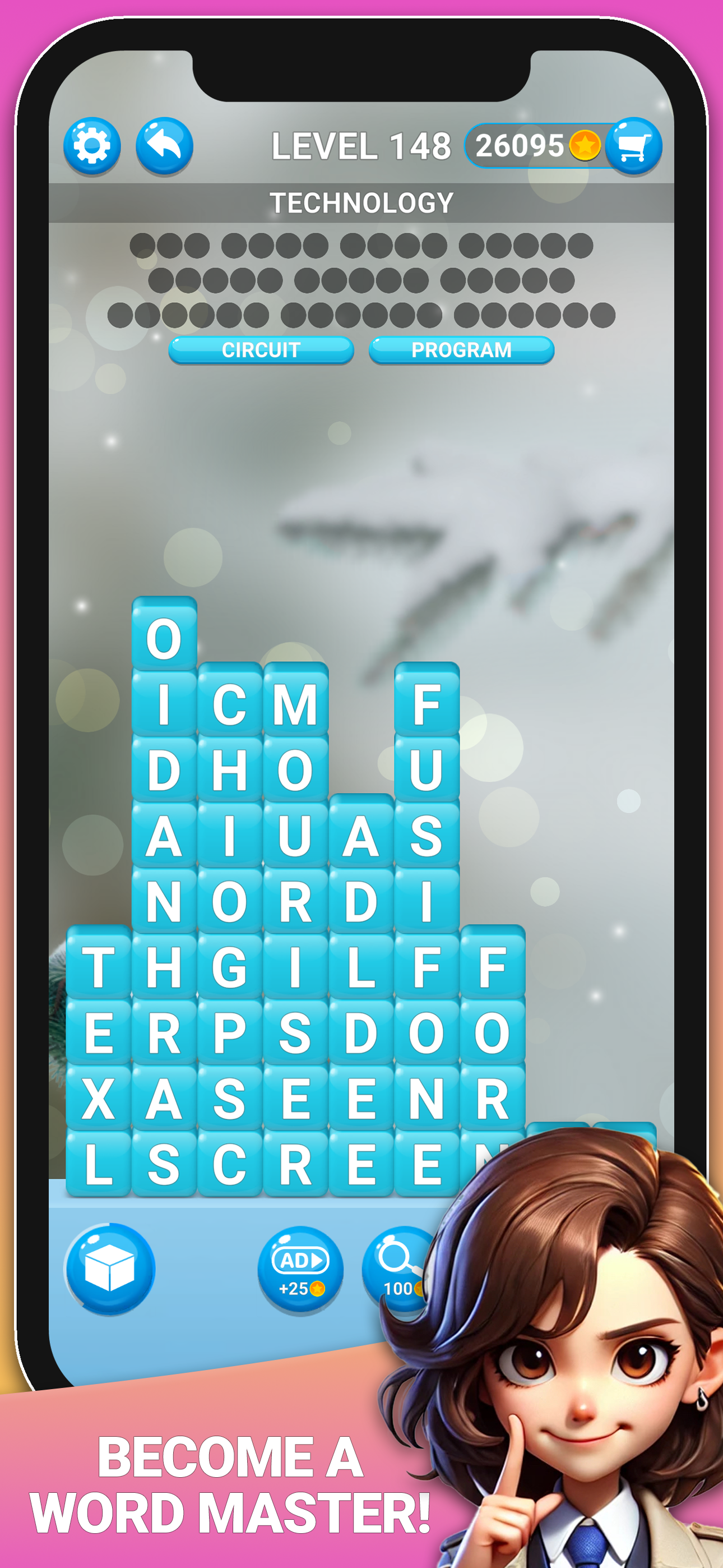 Word Search: Blocks Puzzle
