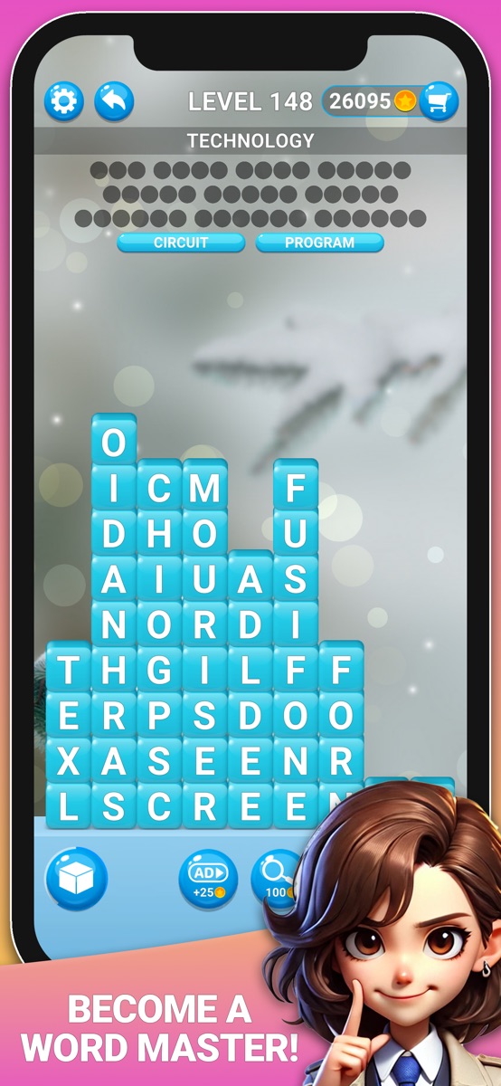 Word Search: Blocks Puzzle official gameplay screenshot 8