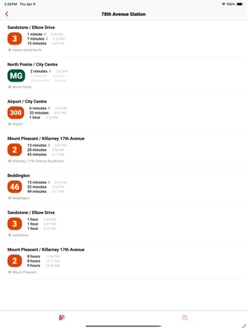 Calgary Transit (AB) iPad screenshot