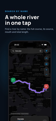 River Ruler: Length & Map iPhone screenshot