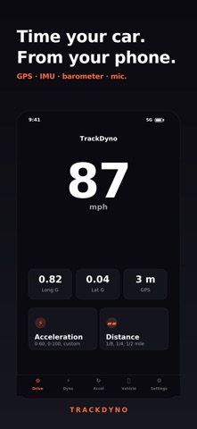 TrackDyno screenshot