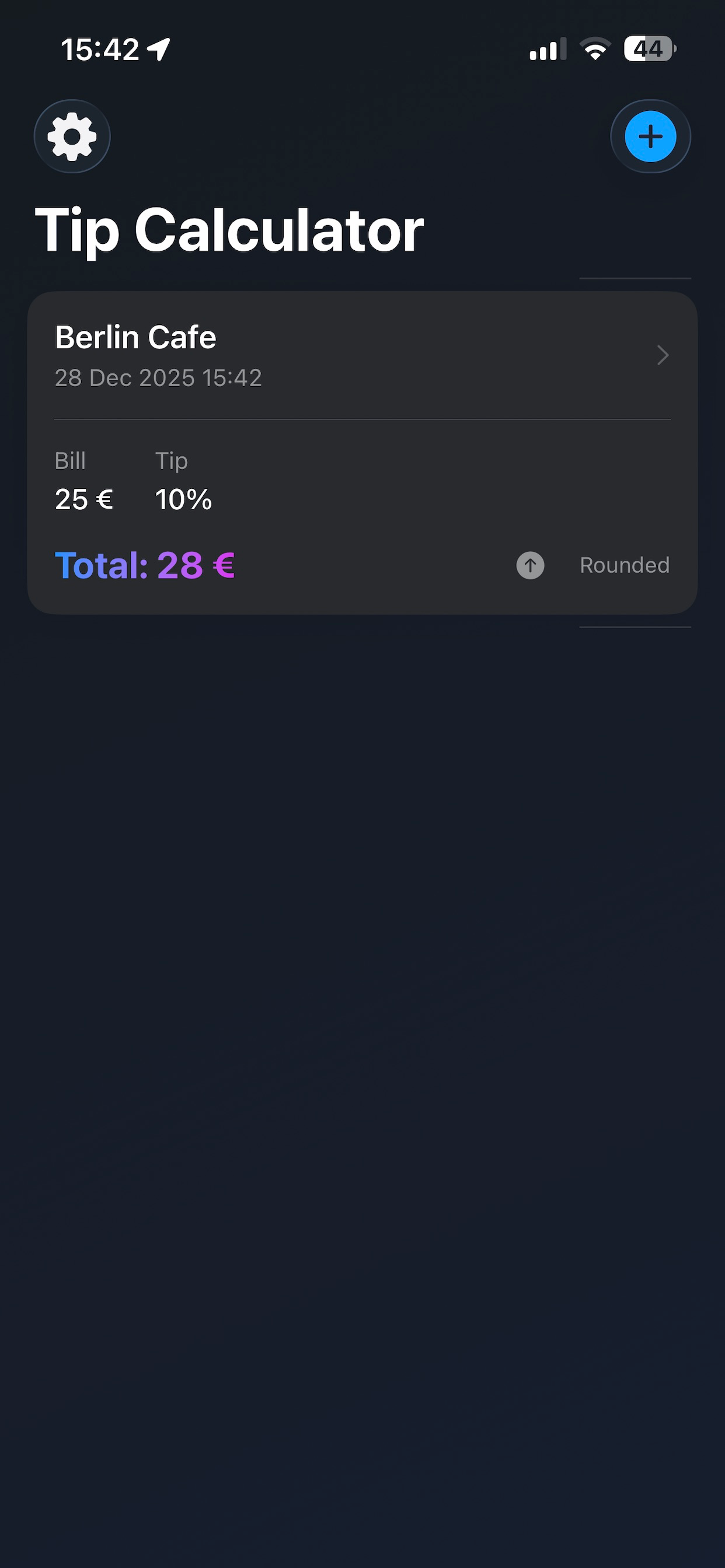 Simple & Easy Tip Calculator