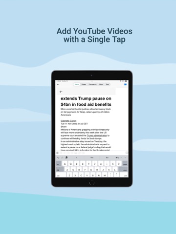 Blogspot for Google Blogger iPad screenshot
