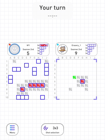 Seabattle batalies online iPad screenshot