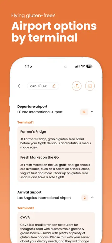 Gluten Dude: GF Restaurants screenshot 5 of 9