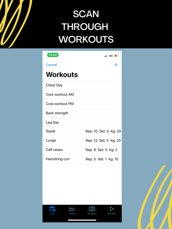 Screenshot #6 pour Gym Diary