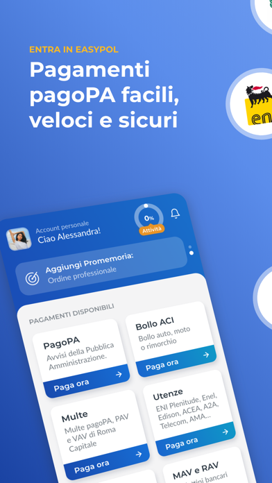 Screenshot #1 pour Easypol - PagoPA e Bollo auto