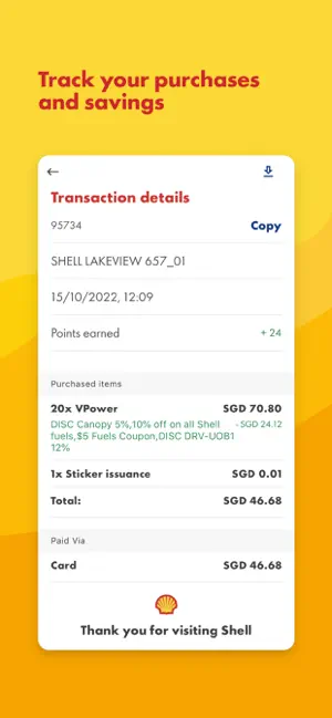 Shell Asia iPhone screenshot 5