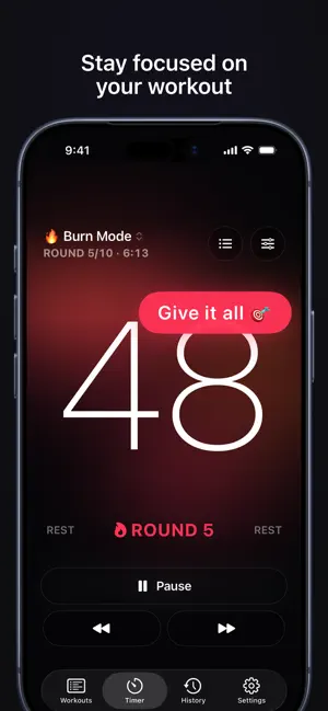 Taba – Workout Timer screenshot 1