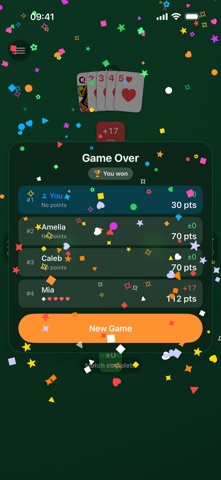 Pro Hearts iPhone screenshot