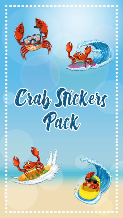 Screenshot #1 pour Crab Stickers Pack