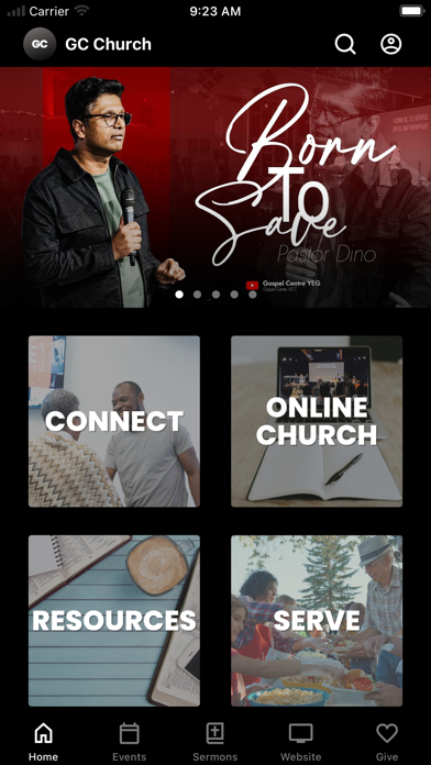 Gospel Centre Church Screenshot