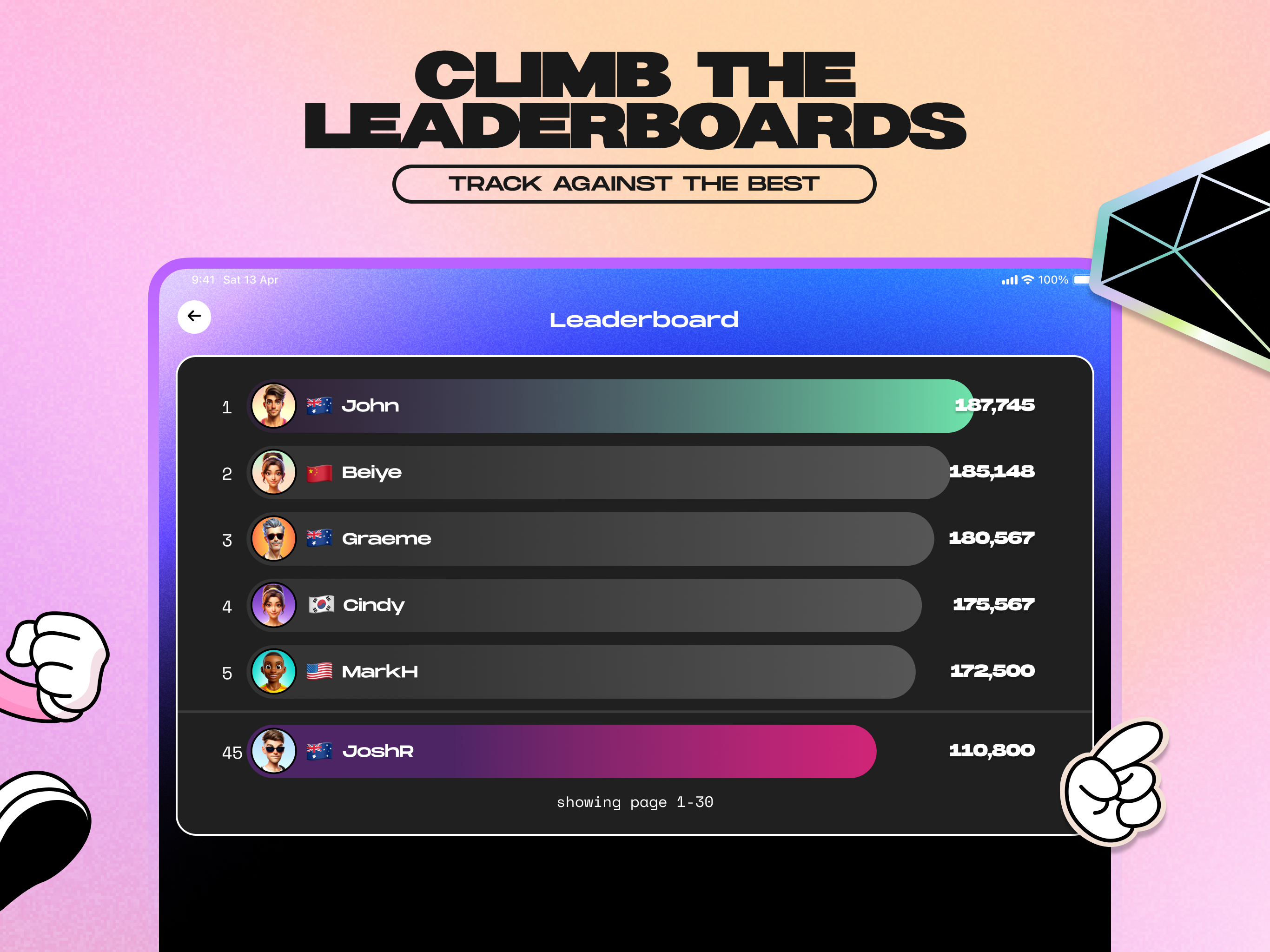 1 Better - step & activity screenshot 10