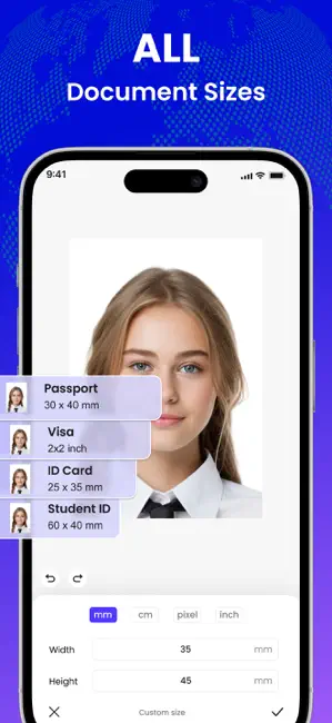 ID Photo・ Passport Photo maker iPhone screenshot 5