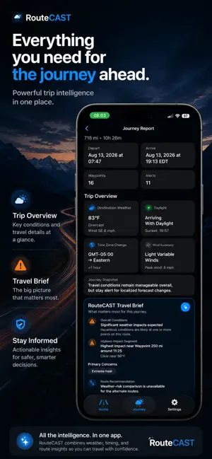 RouteCAST Weather Report screenshot 3