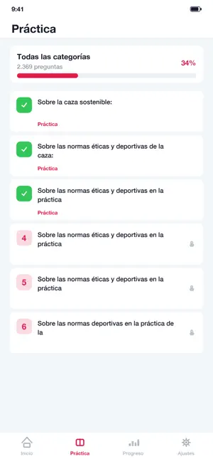 Examen Caza y Náutica Licencia screenshot 2