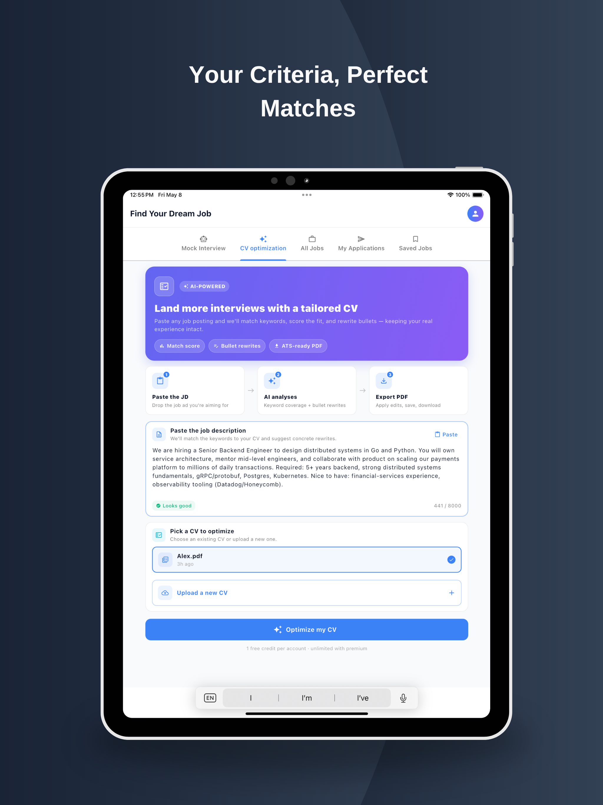 ResReader for Job Seekers