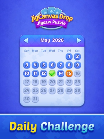 JigCanvas Drop: Jigsaw Puzzle iPad screenshot