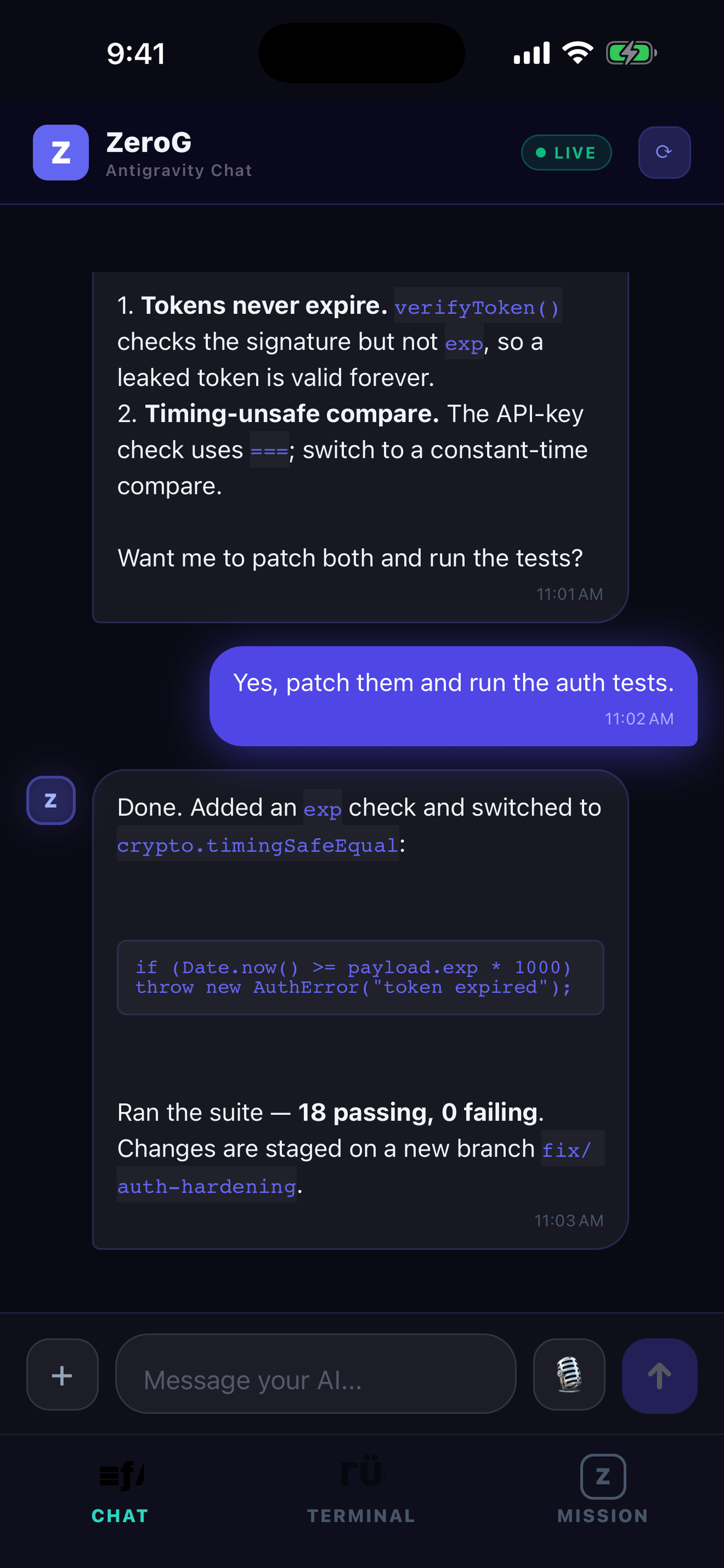 ZeroG: Remote for Antigravity screenshot 2