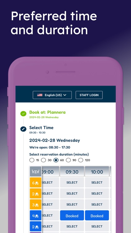 Plannera Restaurant Bookings