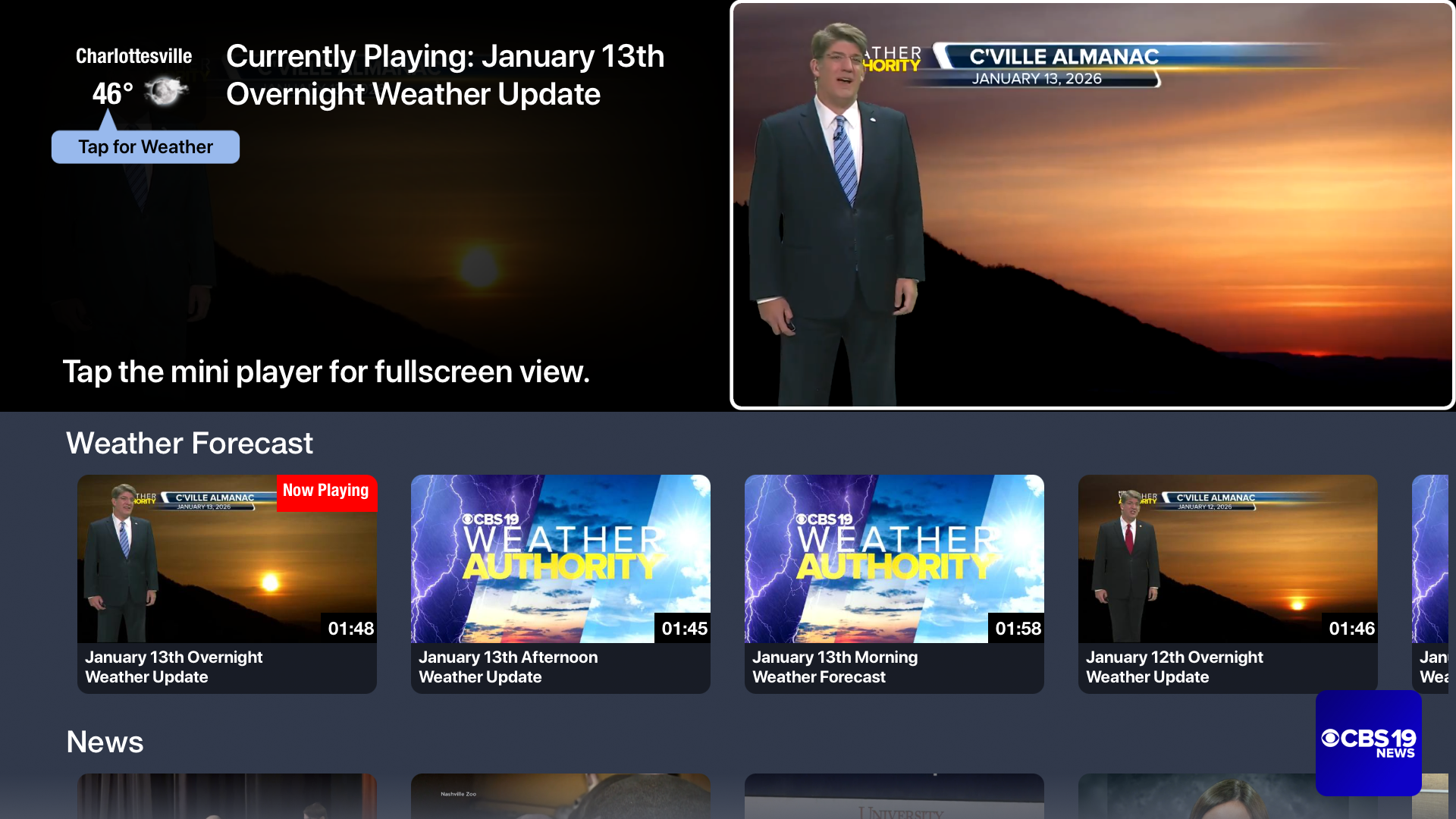 CBS19 News Now screenshot 14