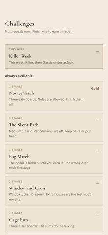 Sudoku Trials screenshot