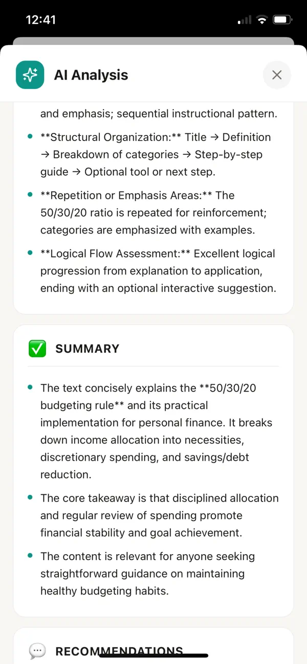 Screenshot #3 pour AI Smart Notes Pro
