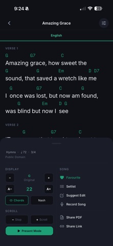 HymnBridge: Worship & Chords iPhone screenshot
