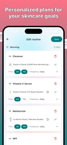 Glimmer: Skincare Tracker screenshot