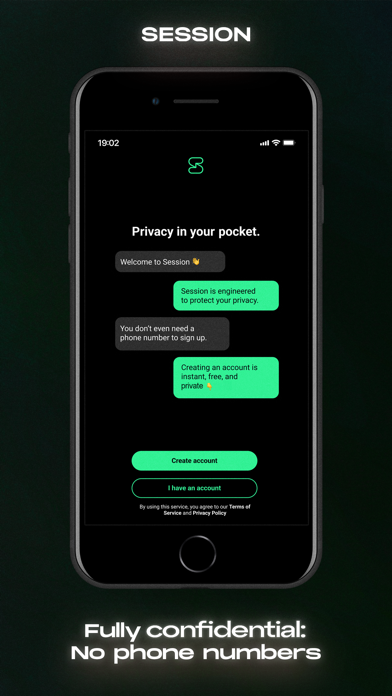Screenshot #3 pour Session - Private Messenger