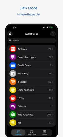 aWallet Password Manager: Screenshot 2 von 6
