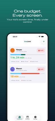 OneLimit: Parental Controls screenshot 1