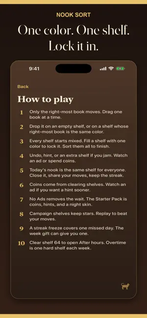 Nook Sort screenshot 2