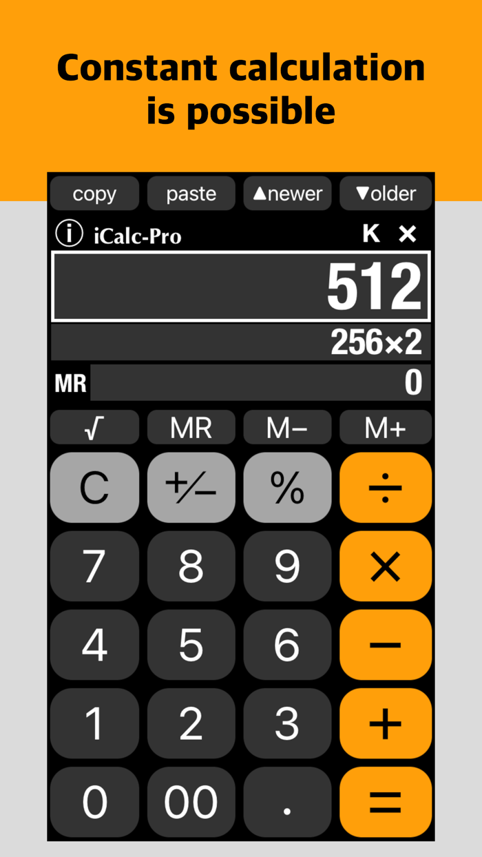 Calculator iCalc-Pro - No ads